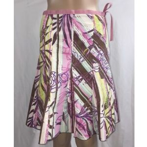 Hazel Skirt Small Pastel Abstract Floral Design